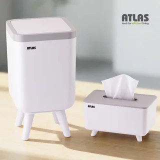 ست سطل و جای دستمال اطلس مدل ژیوار طرح اکونومی کد 101 101740038