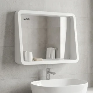 آینه سرویس‌ بهداشتی اطلس مدل دنا طرح آتاژور سایز 39*54 سانتی متر 101739483