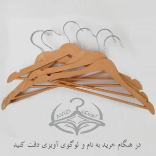 چوب لباسی مدل چوب افرا کد 43 بسته 12 عددی 101739383