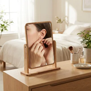 آینه آرایشی رومیزی اطلس مدل دالوین کد S1 101739697