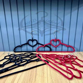 چوب لباسی مدل آویزی مخمل بسته 20 عددی 101740159