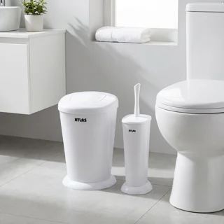 ست سطل زباله و فرچه اطلس مدل الوند 101740317