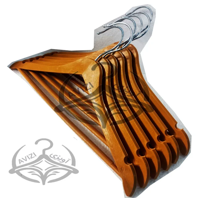 چوب لباسی مدل چوب افرا کد 43 بسته 12 عددی 101739380