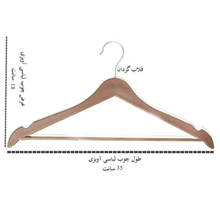 چوب لباسی مدل افرا طرح کودک بسته 12 عددی 101739918